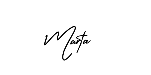 Create a beautiful signature design for name Marta . With this signature (AmerikaSignatureDemo-Regular) fonts, you can make a handwritten signature for free. Marta  signature style 3 images and pictures png