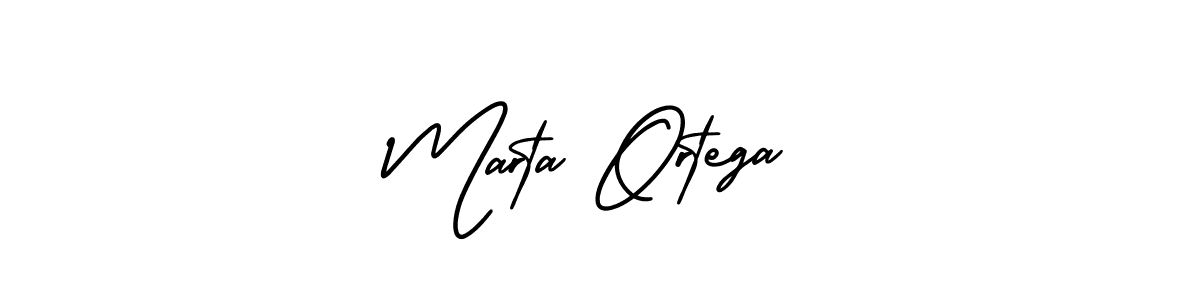 Design your own signature with our free online signature maker. With this signature software, you can create a handwritten (AmerikaSignatureDemo-Regular) signature for name Marta Ortega. Marta Ortega signature style 3 images and pictures png