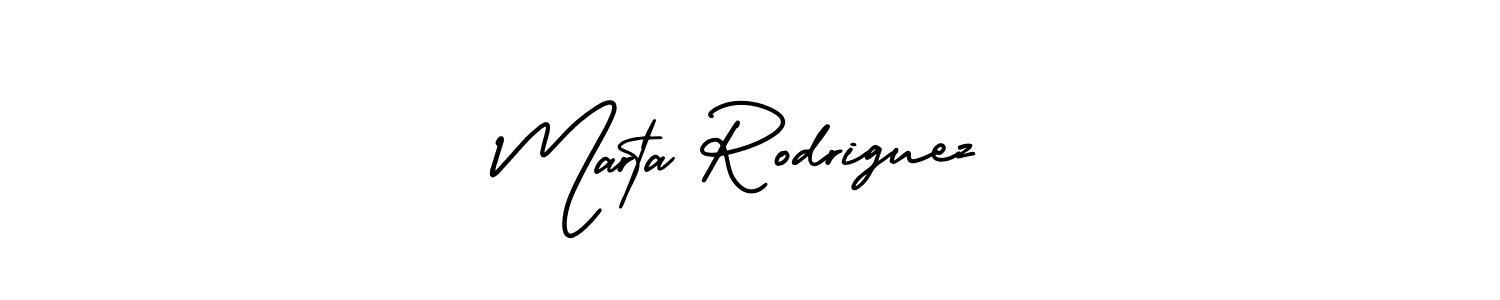 You should practise on your own different ways (AmerikaSignatureDemo-Regular) to write your name (Marta Rodriguez) in signature. don't let someone else do it for you. Marta Rodriguez signature style 3 images and pictures png