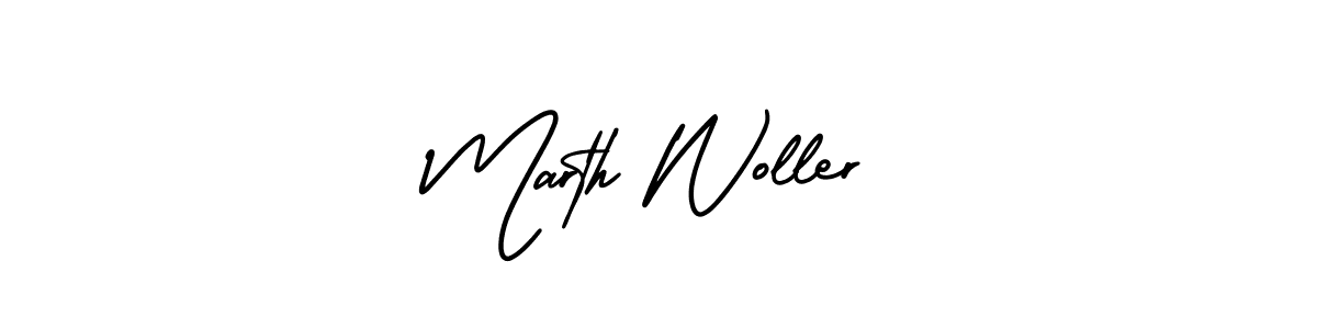 Best and Professional Signature Style for Marth Woller. AmerikaSignatureDemo-Regular Best Signature Style Collection. Marth Woller signature style 3 images and pictures png