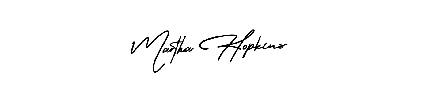 How to make Martha Hopkins name signature. Use AmerikaSignatureDemo-Regular style for creating short signs online. This is the latest handwritten sign. Martha Hopkins signature style 3 images and pictures png