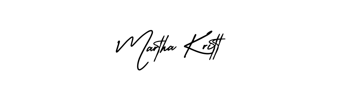 The best way (AmerikaSignatureDemo-Regular) to make a short signature is to pick only two or three words in your name. The name Martha Kritt include a total of six letters. For converting this name. Martha Kritt signature style 3 images and pictures png