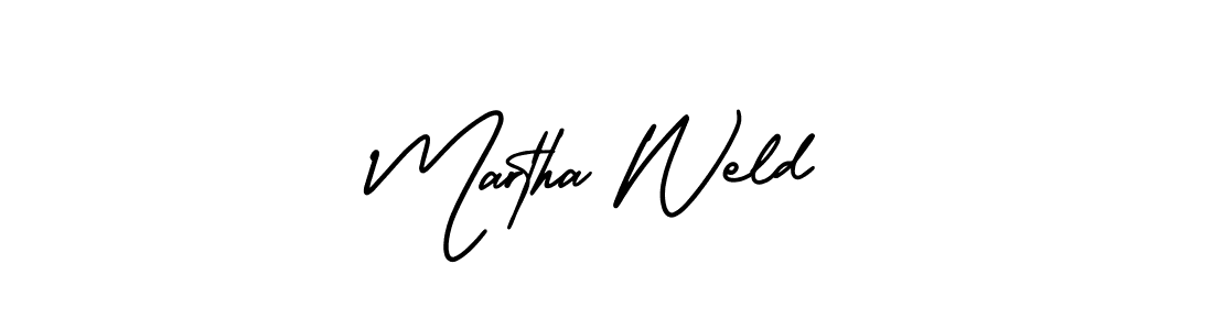 Design your own signature with our free online signature maker. With this signature software, you can create a handwritten (AmerikaSignatureDemo-Regular) signature for name Martha Weld. Martha Weld signature style 3 images and pictures png