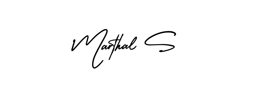 if you are searching for the best signature style for your name Marthal S. so please give up your signature search. here we have designed multiple signature styles  using AmerikaSignatureDemo-Regular. Marthal S signature style 3 images and pictures png