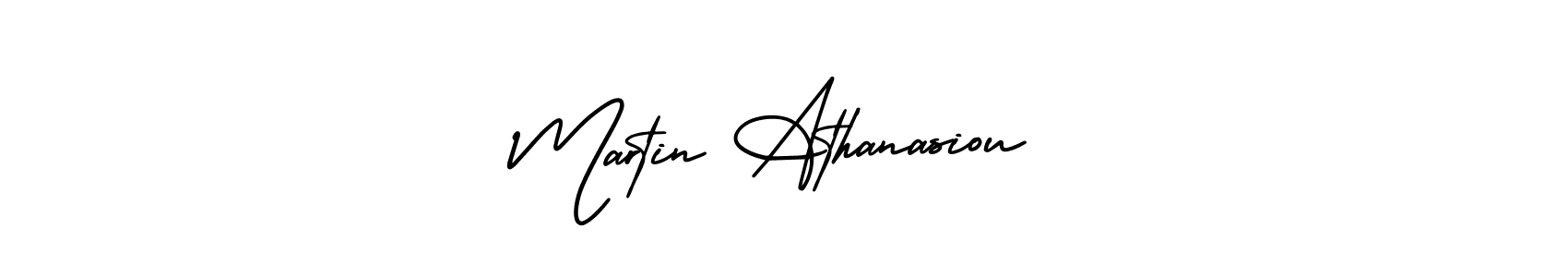 Design your own signature with our free online signature maker. With this signature software, you can create a handwritten (AmerikaSignatureDemo-Regular) signature for name Martin Athanasiou. Martin Athanasiou signature style 3 images and pictures png