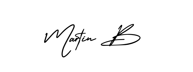 How to make Martin B signature? AmerikaSignatureDemo-Regular is a professional autograph style. Create handwritten signature for Martin B name. Martin B signature style 3 images and pictures png