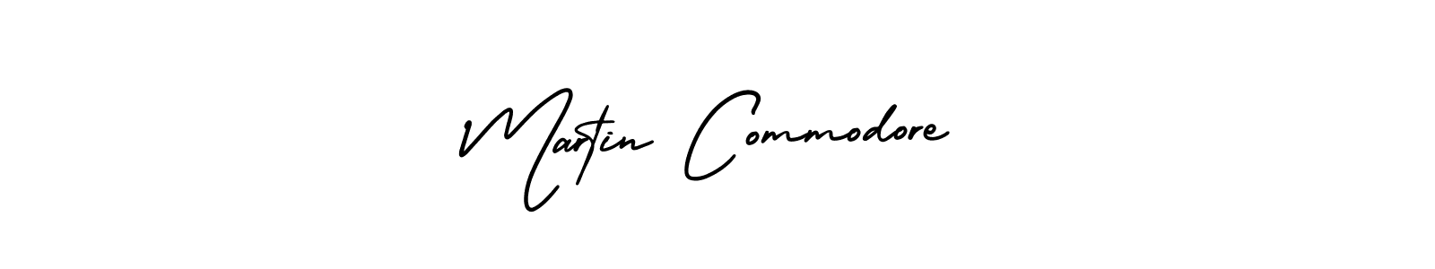 The best way (AmerikaSignatureDemo-Regular) to make a short signature is to pick only two or three words in your name. The name Martin Commodore include a total of six letters. For converting this name. Martin Commodore signature style 3 images and pictures png