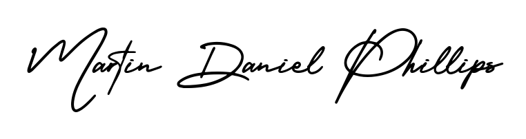 Personalize your online presence with Martin Daniel Phillips signature rendered in elegant AmerikaSignatureDemo-Regular font. Great for website footers and blogs. Martin Daniel Phillips signature style 3 images and pictures png
