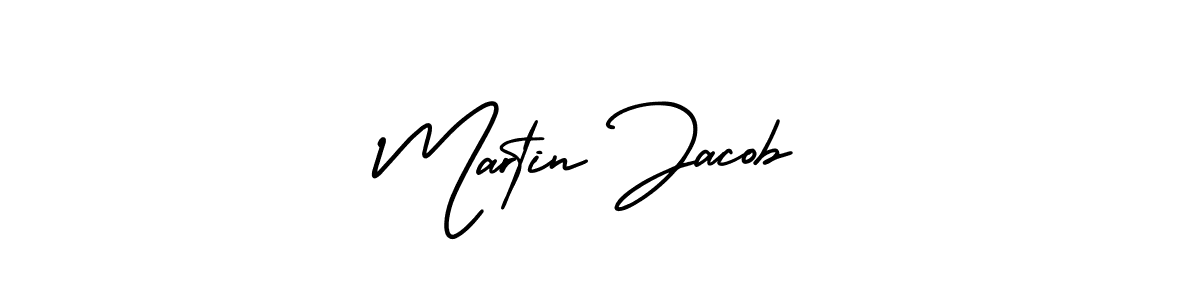 It looks lik you need a new signature style for name Martin Jacob. Design unique handwritten (AmerikaSignatureDemo-Regular) signature with our free signature maker in just a few clicks. Martin Jacob signature style 3 images and pictures png