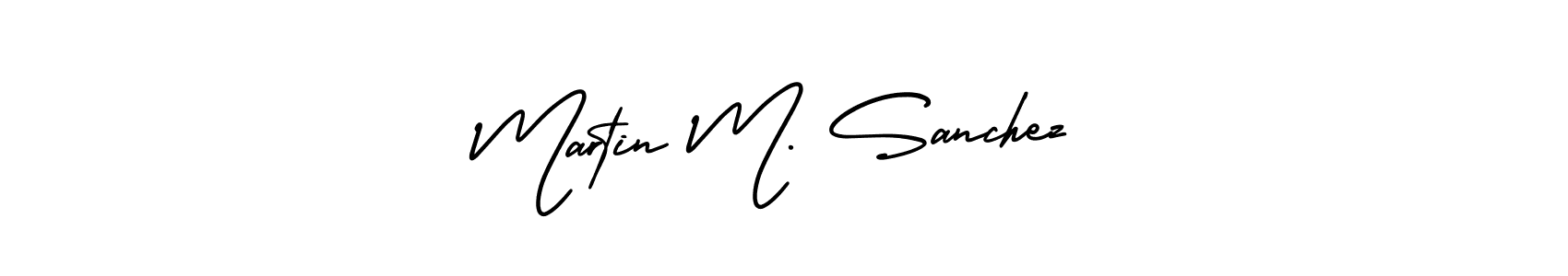 It looks lik you need a new signature style for name Martin M. Sanchez. Design unique handwritten (AmerikaSignatureDemo-Regular) signature with our free signature maker in just a few clicks. Martin M. Sanchez signature style 3 images and pictures png