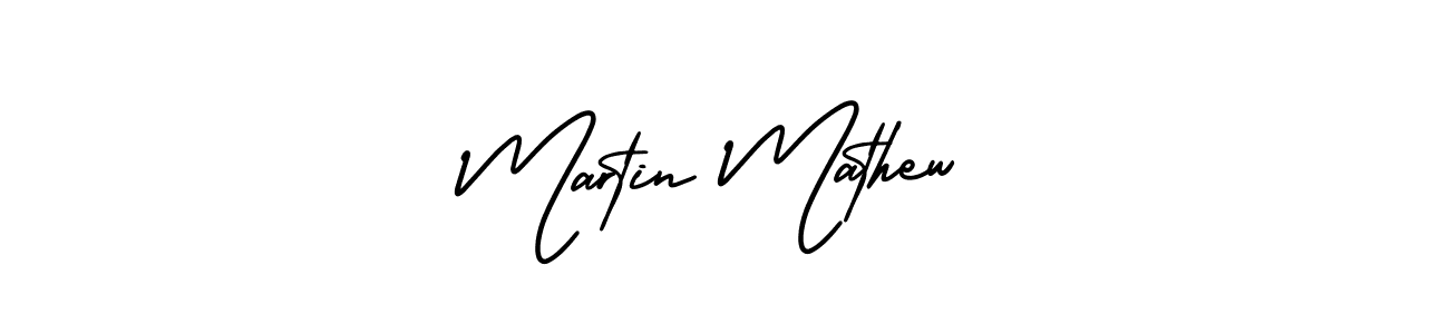 It looks lik you need a new signature style for name Martin Mathew. Design unique handwritten (AmerikaSignatureDemo-Regular) signature with our free signature maker in just a few clicks. Martin Mathew signature style 3 images and pictures png