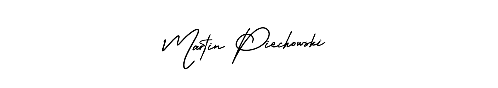 Martin Piechowski stylish signature style. Best Handwritten Sign (AmerikaSignatureDemo-Regular) for my name. Handwritten Signature Collection Ideas for my name Martin Piechowski. Martin Piechowski signature style 3 images and pictures png