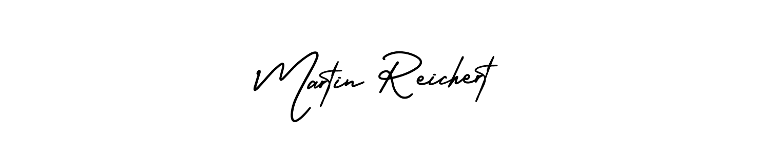 Make a short Martin Reichert signature style. Manage your documents anywhere anytime using AmerikaSignatureDemo-Regular. Create and add eSignatures, submit forms, share and send files easily. Martin Reichert signature style 3 images and pictures png