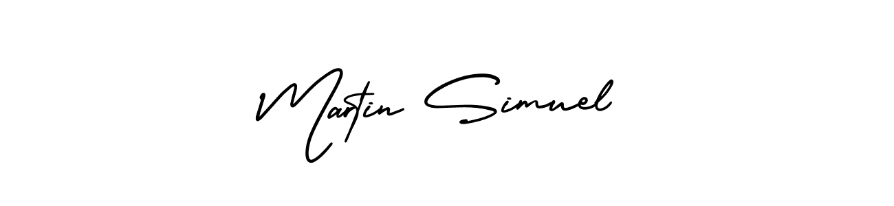 Similarly AmerikaSignatureDemo-Regular is the best handwritten signature design. Signature creator online .You can use it as an online autograph creator for name Martin Simuel. Martin Simuel signature style 3 images and pictures png