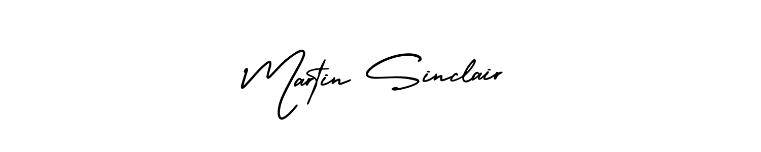 You should practise on your own different ways (AmerikaSignatureDemo-Regular) to write your name (Martin Sinclair) in signature. don't let someone else do it for you. Martin Sinclair signature style 3 images and pictures png