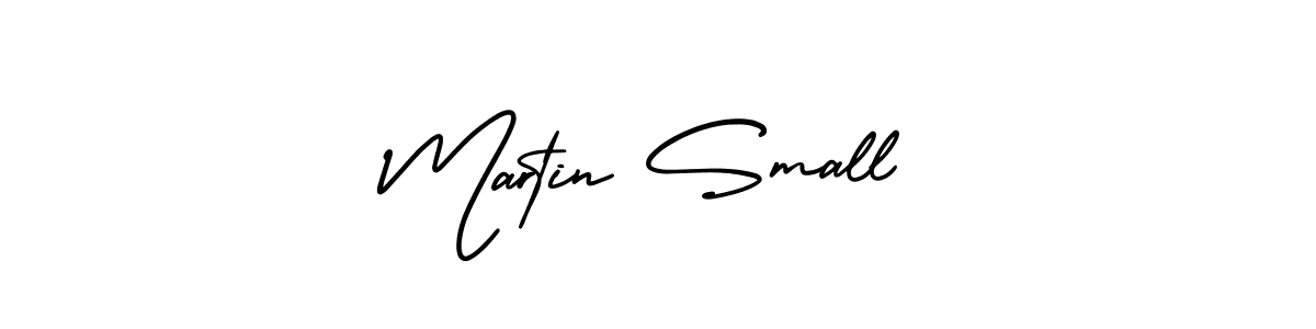 Make a beautiful signature design for name Martin Small. With this signature (AmerikaSignatureDemo-Regular) style, you can create a handwritten signature for free. Martin Small signature style 3 images and pictures png