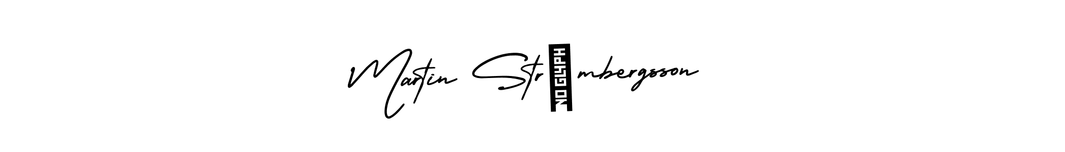 You should practise on your own different ways (AmerikaSignatureDemo-Regular) to write your name (Martin Strömbergsson) in signature. don't let someone else do it for you. Martin Strömbergsson signature style 3 images and pictures png