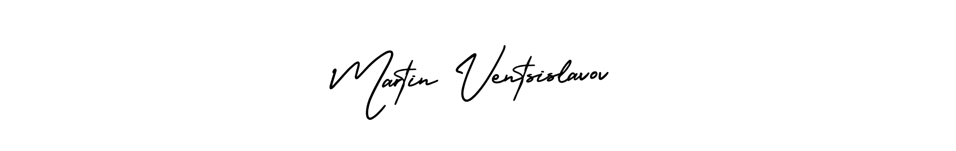 Create a beautiful signature design for name Martin Ventsislavov. With this signature (AmerikaSignatureDemo-Regular) fonts, you can make a handwritten signature for free. Martin Ventsislavov signature style 3 images and pictures png