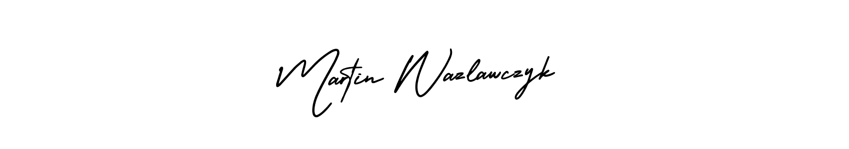 Design your own signature with our free online signature maker. With this signature software, you can create a handwritten (AmerikaSignatureDemo-Regular) signature for name Martin Wazlawczyk. Martin Wazlawczyk signature style 3 images and pictures png