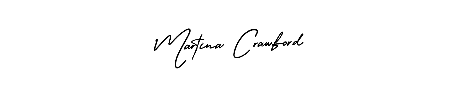 It looks lik you need a new signature style for name Martina Crawford. Design unique handwritten (AmerikaSignatureDemo-Regular) signature with our free signature maker in just a few clicks. Martina Crawford signature style 3 images and pictures png