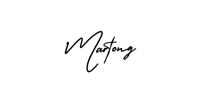You should practise on your own different ways (AmerikaSignatureDemo-Regular) to write your name (Martong) in signature. don't let someone else do it for you. Martong signature style 3 images and pictures png