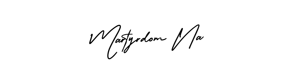 Make a beautiful signature design for name Martyrdom Na. Use this online signature maker to create a handwritten signature for free. Martyrdom Na signature style 3 images and pictures png