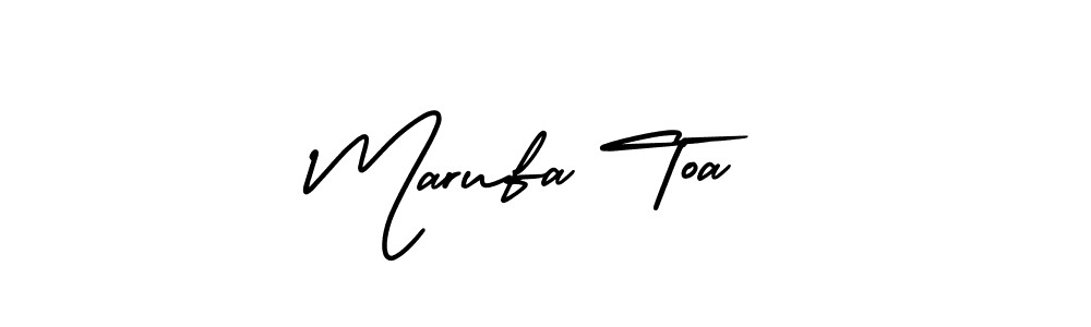Make a short Marufa Toa signature style. Manage your documents anywhere anytime using AmerikaSignatureDemo-Regular. Create and add eSignatures, submit forms, share and send files easily. Marufa Toa signature style 3 images and pictures png