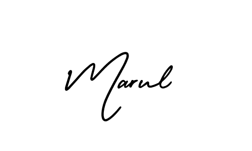 How to make Marul signature? AmerikaSignatureDemo-Regular is a professional autograph style. Create handwritten signature for Marul name. Marul signature style 3 images and pictures png