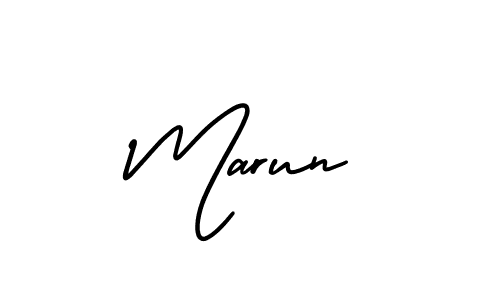 Make a beautiful signature design for name Marun. Use this online signature maker to create a handwritten signature for free. Marun signature style 3 images and pictures png