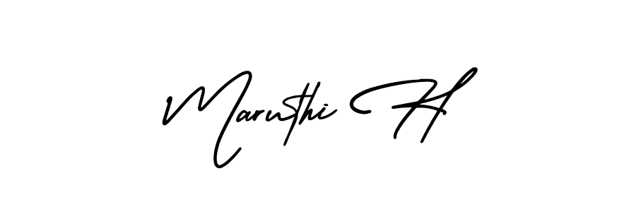 You can use this online signature creator to create a handwritten signature for the name Maruthi H. This is the best online autograph maker. Maruthi H signature style 3 images and pictures png