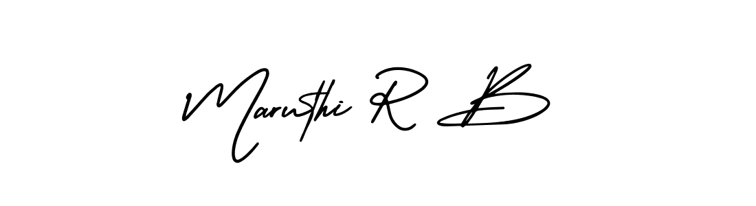 This is the best signature style for the Maruthi R B name. Also you like these signature font (AmerikaSignatureDemo-Regular). Mix name signature. Maruthi R B signature style 3 images and pictures png