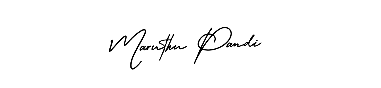 It looks lik you need a new signature style for name Maruthu Pandi. Design unique handwritten (AmerikaSignatureDemo-Regular) signature with our free signature maker in just a few clicks. Maruthu Pandi signature style 3 images and pictures png