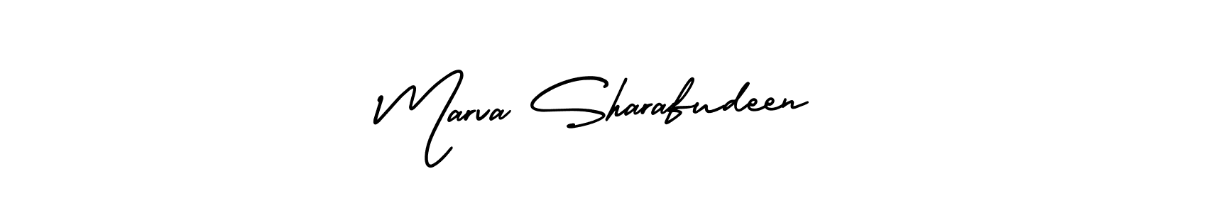 Best and Professional Signature Style for Marva Sharafudeen. AmerikaSignatureDemo-Regular Best Signature Style Collection. Marva Sharafudeen signature style 3 images and pictures png