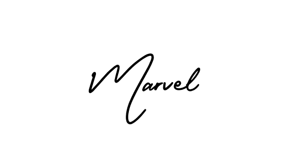 Marvel stylish signature style. Best Handwritten Sign (AmerikaSignatureDemo-Regular) for my name. Handwritten Signature Collection Ideas for my name Marvel. Marvel signature style 3 images and pictures png