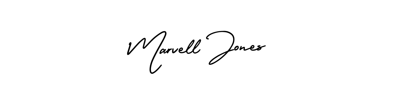 This is the best signature style for the Marvell Jones name. Also you like these signature font (AmerikaSignatureDemo-Regular). Mix name signature. Marvell Jones signature style 3 images and pictures png
