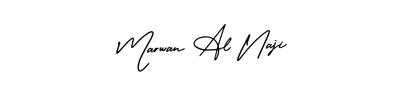 Create a beautiful signature design for name Marwan Al Naji. With this signature (AmerikaSignatureDemo-Regular) fonts, you can make a handwritten signature for free. Marwan Al Naji signature style 3 images and pictures png