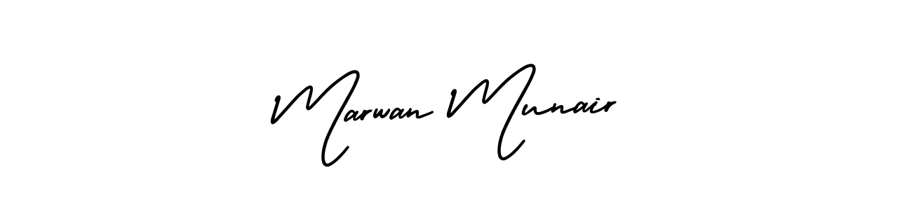 Best and Professional Signature Style for Marwan Munair. AmerikaSignatureDemo-Regular Best Signature Style Collection. Marwan Munair signature style 3 images and pictures png