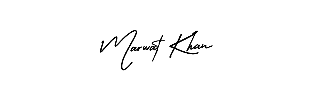 The best way (AmerikaSignatureDemo-Regular) to make a short signature is to pick only two or three words in your name. The name Marwat Khan include a total of six letters. For converting this name. Marwat Khan signature style 3 images and pictures png