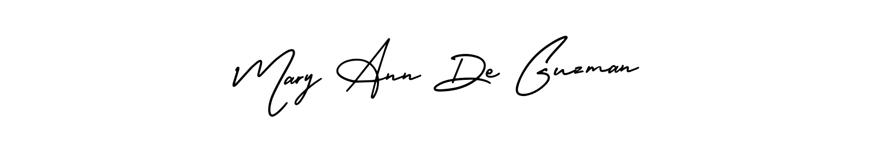 if you are searching for the best signature style for your name Mary Ann De Guzman. so please give up your signature search. here we have designed multiple signature styles  using AmerikaSignatureDemo-Regular. Mary Ann De Guzman signature style 3 images and pictures png
