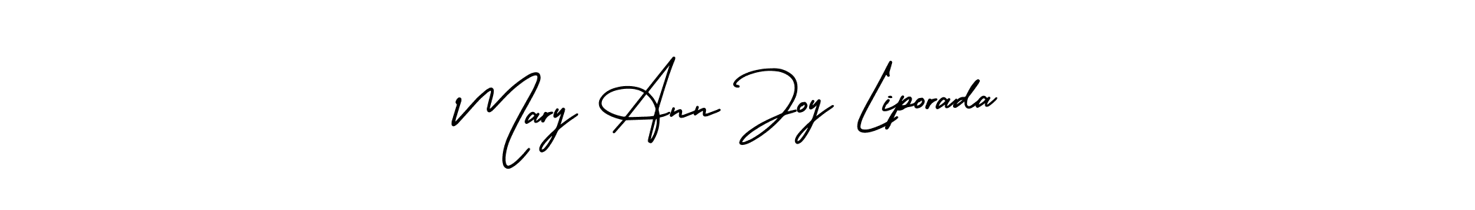 Also You can easily find your signature by using the search form. We will create Mary Ann Joy Liporada name handwritten signature images for you free of cost using AmerikaSignatureDemo-Regular sign style. Mary Ann Joy Liporada signature style 3 images and pictures png