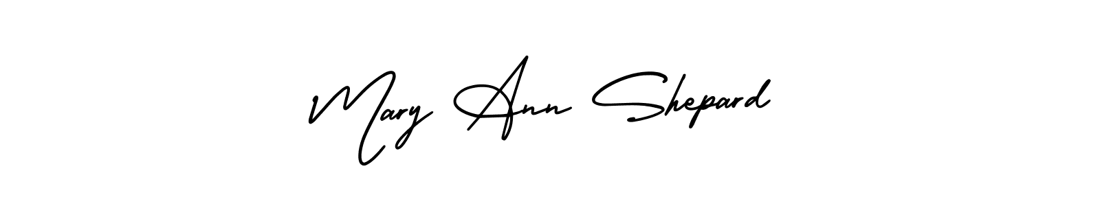 Use a signature maker to create a handwritten signature online. With this signature software, you can design (AmerikaSignatureDemo-Regular) your own signature for name Mary Ann Shepard. Mary Ann Shepard signature style 3 images and pictures png