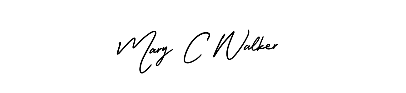 Best and Professional Signature Style for Mary C Walker. AmerikaSignatureDemo-Regular Best Signature Style Collection. Mary C Walker signature style 3 images and pictures png