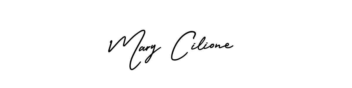 Make a beautiful signature design for name Mary Cilione. With this signature (AmerikaSignatureDemo-Regular) style, you can create a handwritten signature for free. Mary Cilione signature style 3 images and pictures png