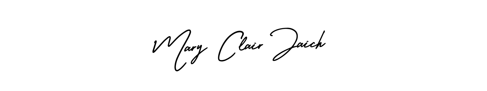 The best way (AmerikaSignatureDemo-Regular) to make a short signature is to pick only two or three words in your name. The name Mary Clair Jaich include a total of six letters. For converting this name. Mary Clair Jaich signature style 3 images and pictures png