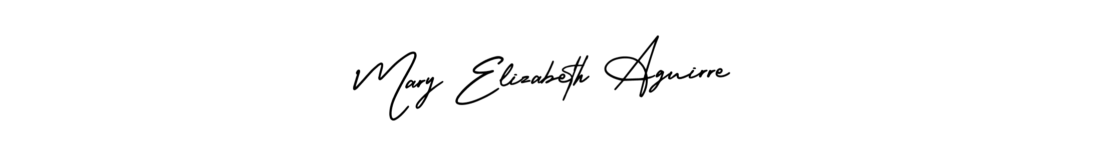 Make a beautiful signature design for name Mary Elizabeth Aguirre. Use this online signature maker to create a handwritten signature for free. Mary Elizabeth Aguirre signature style 3 images and pictures png