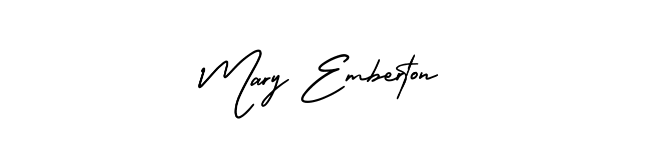 Best and Professional Signature Style for Mary Emberton. AmerikaSignatureDemo-Regular Best Signature Style Collection. Mary Emberton signature style 3 images and pictures png