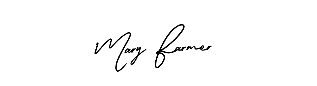 AmerikaSignatureDemo-Regular is a professional signature style that is perfect for those who want to add a touch of class to their signature. It is also a great choice for those who want to make their signature more unique. Get Mary Farmer name to fancy signature for free. Mary Farmer signature style 3 images and pictures png