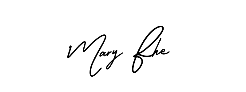 The best way (AmerikaSignatureDemo-Regular) to make a short signature is to pick only two or three words in your name. The name Mary Fhe include a total of six letters. For converting this name. Mary Fhe signature style 3 images and pictures png