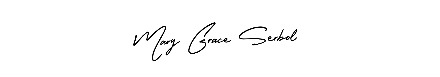 Similarly AmerikaSignatureDemo-Regular is the best handwritten signature design. Signature creator online .You can use it as an online autograph creator for name Mary Grace Serbol. Mary Grace Serbol signature style 3 images and pictures png