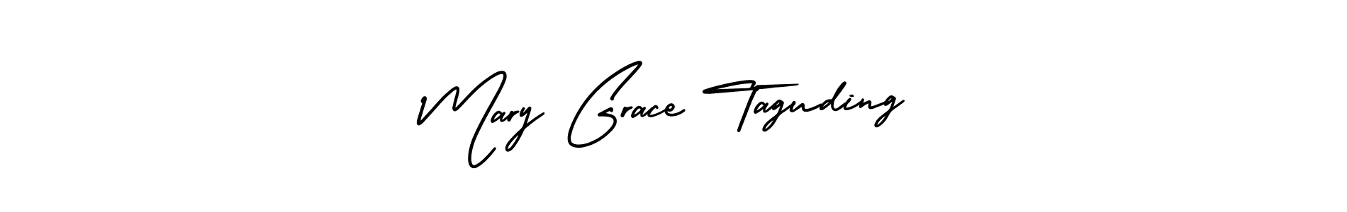 Make a short Mary Grace Taguding signature style. Manage your documents anywhere anytime using AmerikaSignatureDemo-Regular. Create and add eSignatures, submit forms, share and send files easily. Mary Grace Taguding signature style 3 images and pictures png